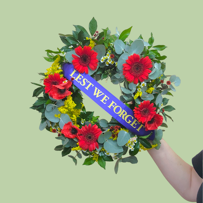 ANZAC day wreath | Coastal Flowers
