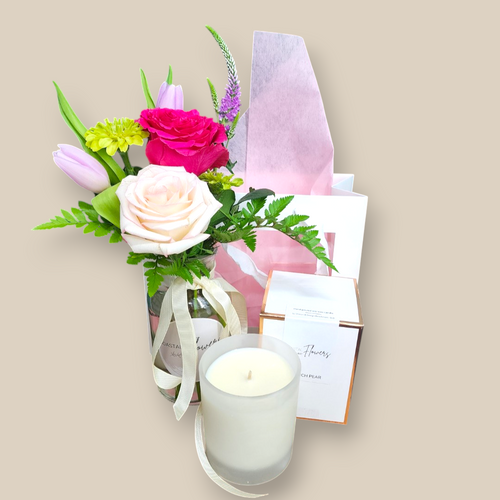 Flower + Candle Tote