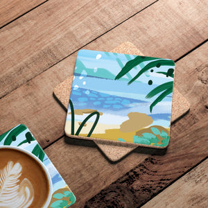 Hamptons Coastal Drink Coasters