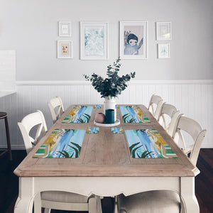 Hamptons Coastal Placemat Set 4