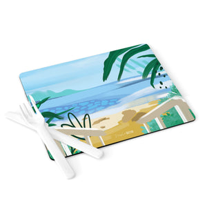 Hamptons Coastal Placemat Set 4